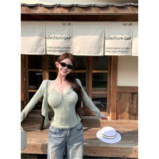 批发实拍 新款板栗可可“闪闪惹人爱”浮光细闪蕾丝吊带/针织开衫套装