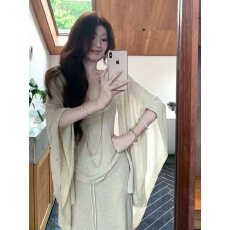 批发清冷松弛感莱赛尔天丝披肩针织纯色御姐风轻奢矜贵感春秋夏<b class='q'>薄款</b>