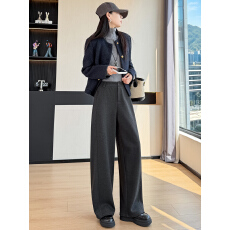 批发<b class='q'>实拍</b>糯米西<b class='q'>装</b><b class='q'>裤</b>女春秋季2026年新款高腰垂坠感秋冬加绒休闲阔腿<b class='q'>裤</b>