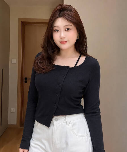빅 사이즈 여성 의류 긴팔 티셔츠 여성 기본 셔츠 가을 새로운 지방 mm 슬림해 보이는 표지 배 불규칙 맨위 여성