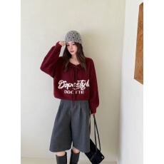 批发字母复古日系<b class='q'>毛衣</b>女宽松外穿秋冬季慵懒风软糯欧货针织衫外套