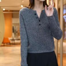 批发圆领针织毛衣女秋冬2025<b class='q'>新款</b>韩版宽松内搭<b class='q'>打底衫</b>短款百搭上衣