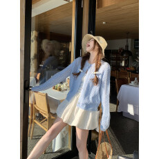 批发镂空针织<b class='q'>开衫</b>女配吊带裙子薄款外搭2026新款早春毛衣外套夏季上衣