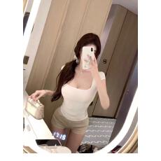 批发辣妹蕾丝纯棉短袖<b class='q'>t</b><b class='q'>恤</b>女夏季新款纯欲短款修身显瘦百搭设计感上衣