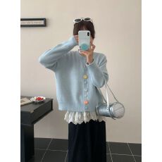 批发复古红色毛衣外套秋冬2026新款大码<b class='q'>女装</b>胖mm独特漂亮<b class='q'>针织</b><b class='q'>开衫</b>上衣