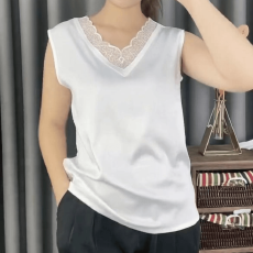 批发背心吊带蕾丝内搭缎面春秋夏<b class='q'>冬</b>上衣百搭西装纯色打底衫洋气宽松