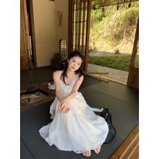 批发海边三亚云南大理洱海度假风<b class='q'>连衣裙</b>夏季设计感别致拍照出片长裙