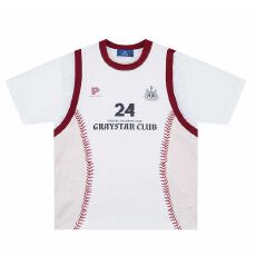 批发【官图】原版做工美式潮牌拼接假两件棒球服T恤宽松半袖上衣<b class='q'>男</b>女