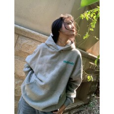 批发官图纯棉华棉复合银狐绒美式复古印花宽松双帽卫衣<b class='q'>男</b>女秋冬