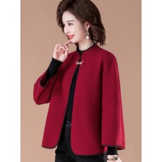 批发春秋装外套装喜婆婆妈妈参加结婚宴礼服<b class='q'>中老年</b>女装穿的上<b class='q'>衣服</b>披肩