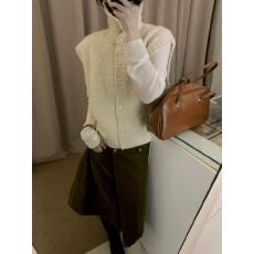 批发韩版气质简约时尚百搭立领撞色线迹短款针织叠穿马甲2026<b class='q'>春</b>秋