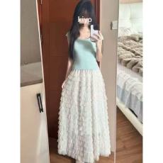 批发法式波点网纱仙女蛋糕裙女2026春季新款显瘦多层蓬蓬<b class='q'>半身</b>裙