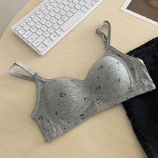 批发可爱猫咪日系内衣少女小胸聚拢无钢圈舒适薄款透气<b class='q'>文胸</b>罩