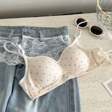 批发甜美风小胸聚拢内衣女士收副乳防下垂夏季薄款透气<b class='q'>文胸</b>罩
