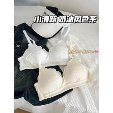 批发甜美花边卡通小胸内衣女舒适透气聚拢防下垂学生薄款<b class='q'>文胸</b>罩