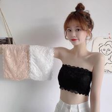 批发9046无<b class='q'>肩带</b>蕾丝美背抹胸防走光内搭小背心外穿女裹胸<b class='q'>内衣</b>打底上衣