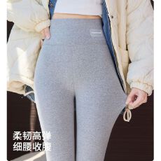 批发羊羔绒<b class='q'>打底裤</b>女外穿秋冬季加绒加厚螺纹特厚保暖棉裤超厚东北秋裤