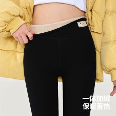 批发2025<b class='q'>打底裤</b>女秋冬季外穿加绒加厚保暖棉裤收腹提臀弹力紧身小脚裤