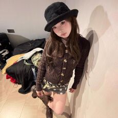 批发韩系软糯连帽外穿针织开衫毛衣女秋冬2025新款慵懒高级感冬季外套