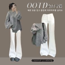 批发2025新款牛仔两件套装长袖打底衫牛仔裤辣妹穿搭整套潮