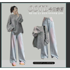 批发2025新款牛仔两件套装长袖打底衫牛仔裤辣妹穿搭整套潮