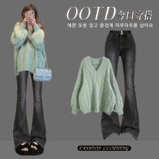 批发2025新款牛仔两件套装长袖打底衫牛仔裤辣妹穿搭整套潮