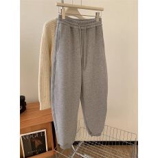 批发【纯棉华棉复合真超】特大码300斤拼接直筒鱼嘴弯刀<b class='q'>裤</b>加绒卫<b class='q'>裤</b>