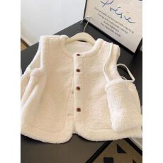 批发韩系叠穿针织马甲开衫女2025秋季新款慵懒风软糯百搭无袖外穿上衣