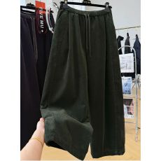 批发【原版面料】特大码300斤加绒加厚松紧腰休闲裤女冬<b class='q'>哈伦</b>裤裤子