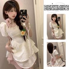 批发夏季2026新款露背蝴蝶结<b class='q'>连衣裙</b>女甜美在逃公主<b class='q'>蓬蓬裙</b>