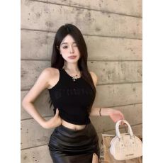 批发字母水钻无袖小背心吊带内搭女夏季辣妹绝美<b class='q'>工字</b>烫钻紧身上衣外穿