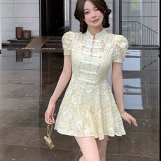 批发2026年浪漫宫廷风连衣裙女森系仙女裙超仙小个子甜美蕾丝<b class='q'>套装</b>女