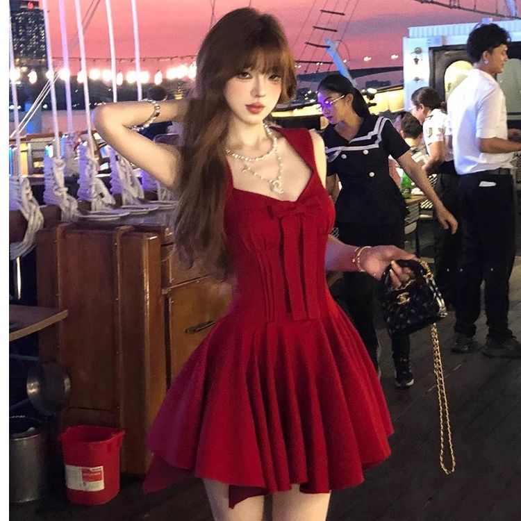 복합 사선 무늬 원단 네리 지퍼 하나 lazydidi 장미 인생 4 미터 치마 공주 드레스 드레스
