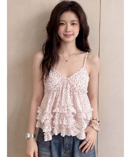 주간 실크 원단 네리 명중 가져 가라. 레이스 캐미솔 외출용 핫걸 허리 수축 한 마디 케이크 짧은 치마 맨위