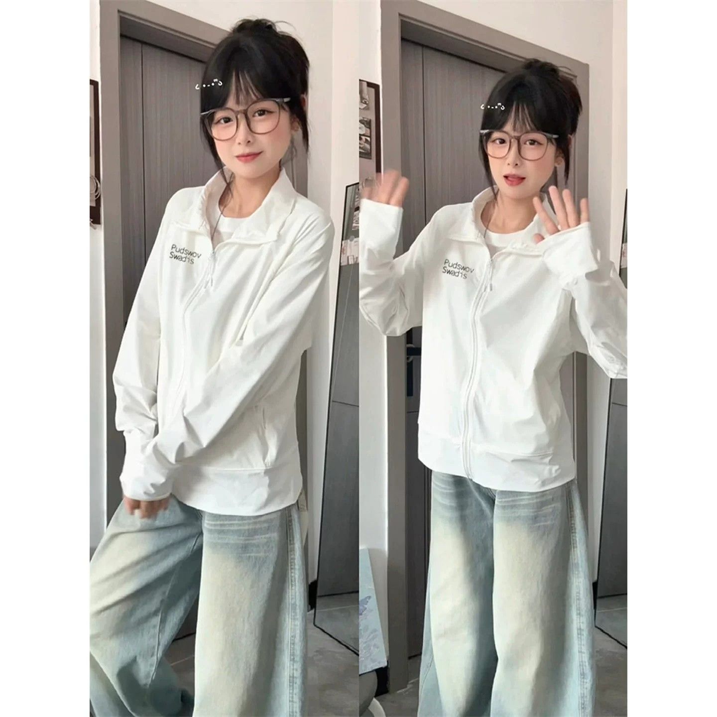 2026 새로운 화이트 자외선 차단 의류 여성 코트 여름 에어컨 셔츠 차가운 센스 자외선 차단 복 작은 키 긴팔 태양 보호 셔츠