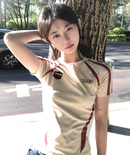 220 그램 92 면 8 암모니아 Lun 원본 것 프린트 몸매 가꾸기 반팔 티셔츠 생방송 품질