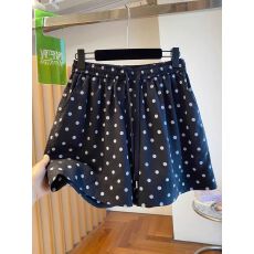 批发【原版面料】特大码300斤波点阔腿短<b class='q'>裤</b>女夏松紧休闲运动热<b class='q'>裤</b>