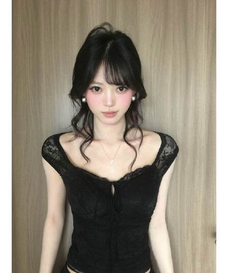 한 부서 레트로 나비 매듭 검정색 반팔 티셔츠 여성 여름 몸매 가꾸기 슬림해 보이는 디자인 센스 다용도 캐주얼 맨위 트렌디