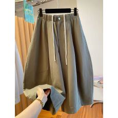批发【原版面料】特大码300斤七<b class='q'>分</b>弯刀<b class='q'>裤</b>阔腿独特漂亮女休闲<b class='q'>裤</b>