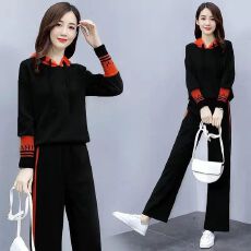 批发秋冬新款妈妈套装女休闲<b class='q'>时尚</b>减龄洋气显瘦两件套御姐范气质女神