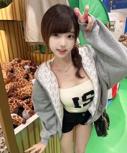 얇은 스타일 백금 지퍼 자수 인사이드 펌프 복합 순수한 Mianhua 면 복합 후드티 여성