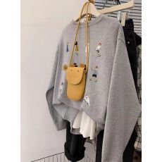 批发华棉复牛奶丝（前后绣花）特<b class='q'>大码</b>300斤卫衣女秋季宽松上衣
