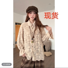 批发VGVL上衣新款小众加厚时尚衬衫女