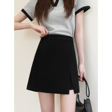 批发<b class='q'>大码</b>黑色短裙女2026新夏高腰显瘦<b class='q'>裙裤</b>包臀收腰遮肉西装a字半身裙