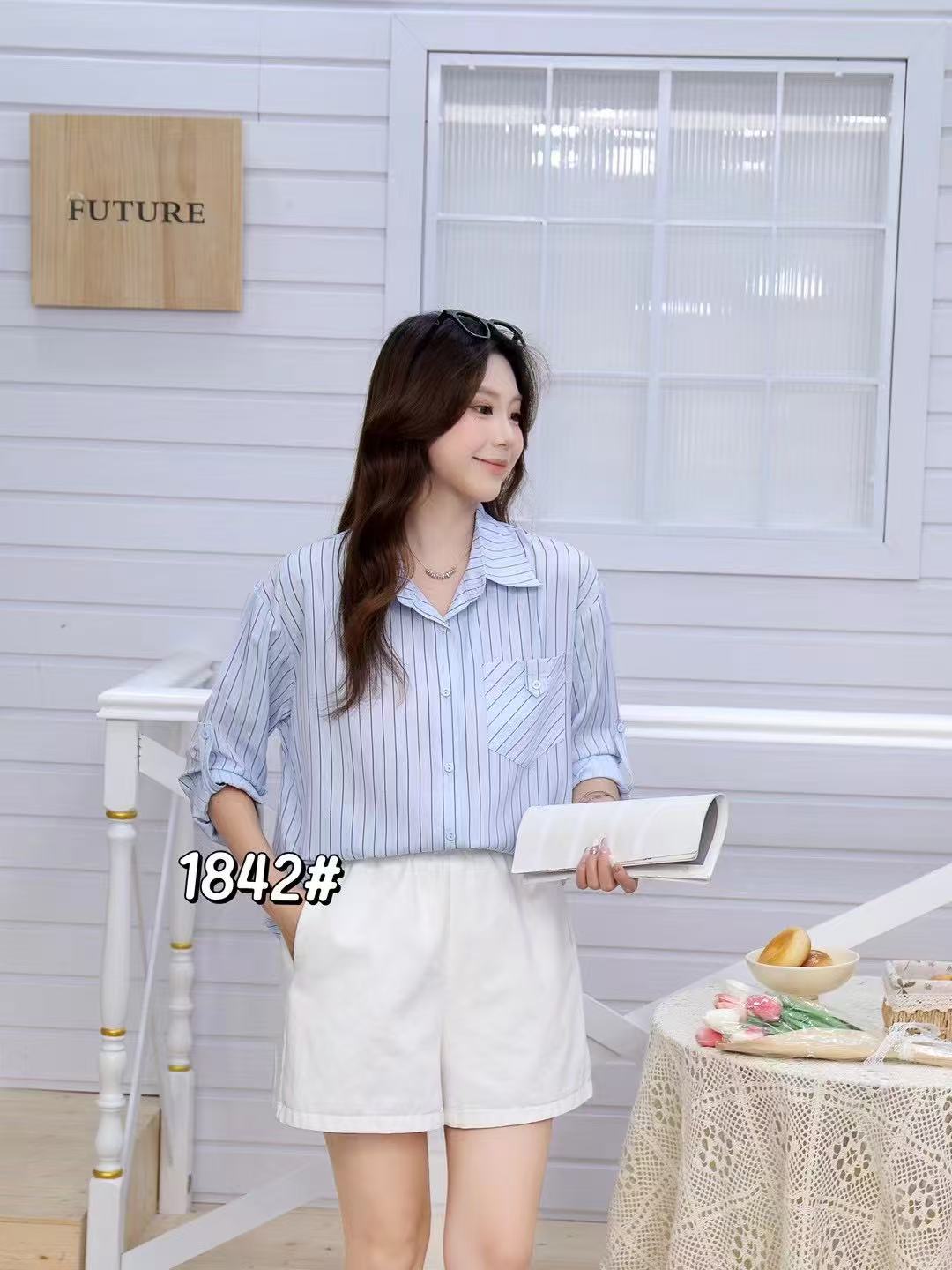 여름 긴팔 맨위 셔츠 여자 2026 새로운 폭발 빛 럭셔리 고급 센스 자외선 차단 셔츠
