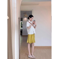 批发法式气质小女人三醋酸缎面鱼尾<b class='q'>半身裙</b>女夏高级感遮胯显示A字<b class='q'>短裙</b>