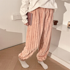 批发缤果睡衣 <b class='q'>冬</b>季280克法兰绒睡裤女可外穿爆款保暖卡通家居服