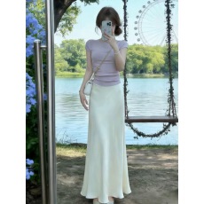 批发巨好看韩系穿搭一整套<b class='q'>连衣裙</b>子女夏季2026年新款气质修身套装长裙