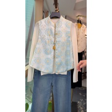 批发双面双穿宝花新中式2026年新款国风<b class='q'>马甲</b>