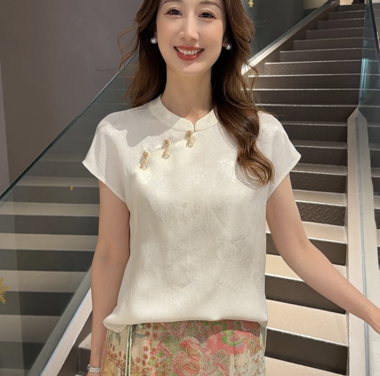 패션 여름 다용도 레트로 루즈핏 중식 품격 맨위